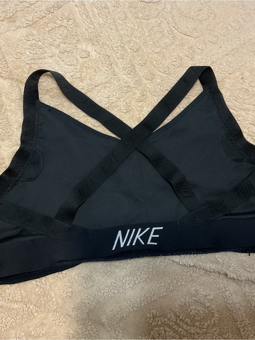 Nike Black Athletic Sports Bra Size XL - Picture 4 of 5